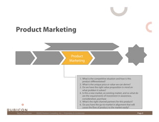 Product Marketing

                                                          Brand Management

                           ...