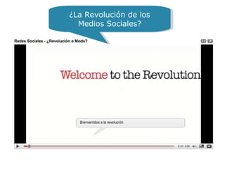 ¿La Revolución de los Medios Sociales? 