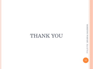 THANK YOU  MARKETING WARFARE - Ries & Trout 