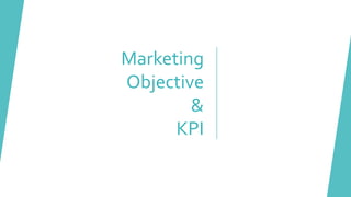 Marketing
Objective
&
KPI
 