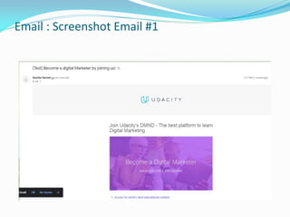 Email : Screenshot Email #1
 