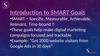 Set Your Goals, Rock Your Results: SMART Digital Marketing for Maximum ...