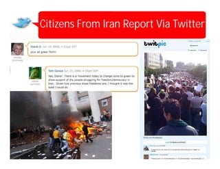 Citizens From Iran Report Via Twitter
 