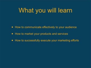 Open Source Marketing Workshop