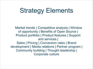 Open Source Marketing Workshop