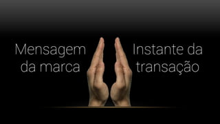Mensagem
da marca
Instante da
transação
 