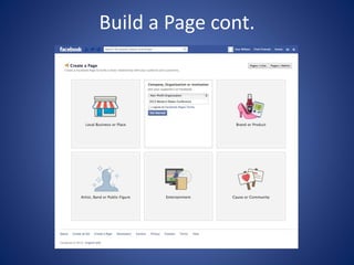 Build a Page cont.
 