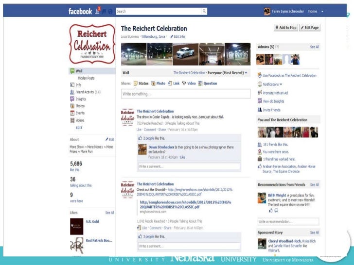 empty facebook page template