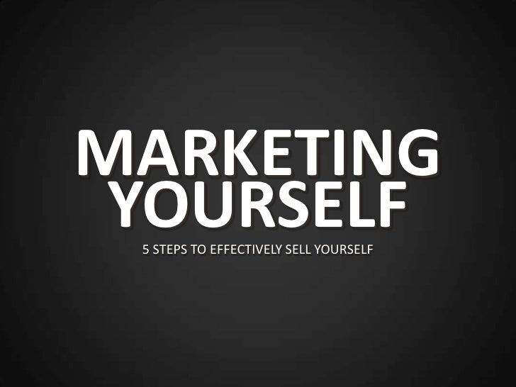marketing yourself