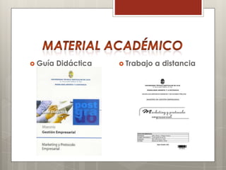  Guía   Didáctica    Trabajo   a distancia
 