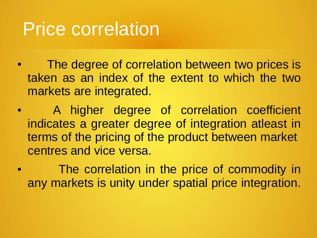 Market integration