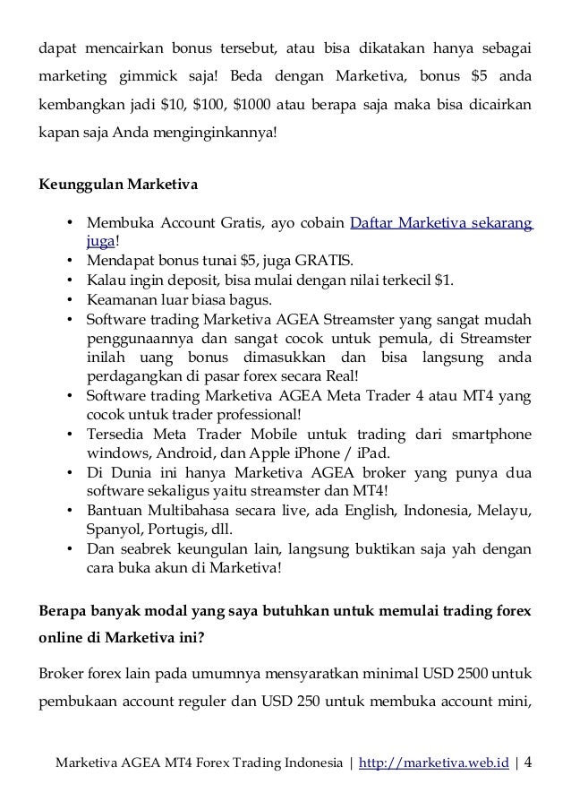 Forex marketiva indonesia