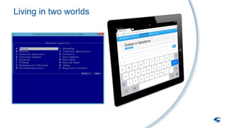 Living in two worlds
 