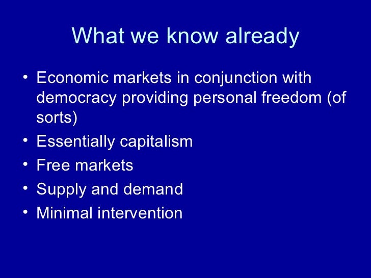 Market Liberalism part 2