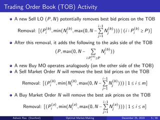 Stochastic Control/Reinforcement Learning for Optimal Market Making | PDF