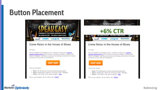 #abtesting 
Button Placement 
+6% CTR 
 