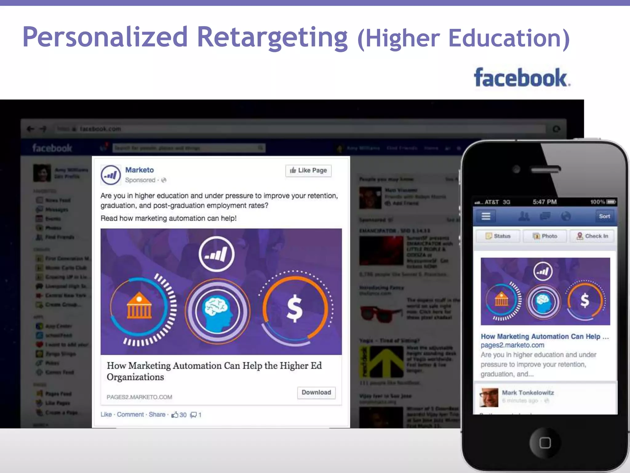 Page 26Marketo Proprietary and Confidential | © Marketo, Inc. 5/21/2015
Personalized Retargeting (Higher Education)
 