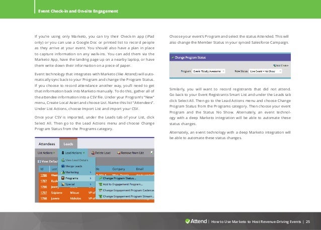 how to use marketo for events