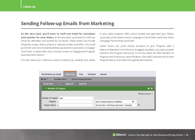 how to use marketo for events