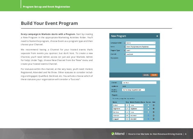 how to use marketo for events