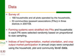 Market orientation and market participation of smallholders in Ethiopia: Implications for commercial transformation