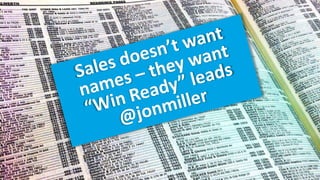 Page 36
© 2014 Marketo, Inc.

@jonmiller

 