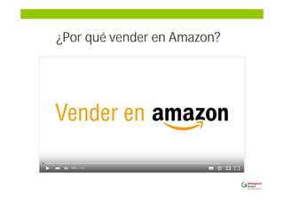 ¿Por qué vender en Amazon?
 