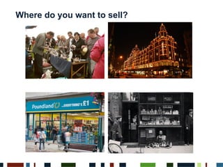 Where do you want to sell?
 