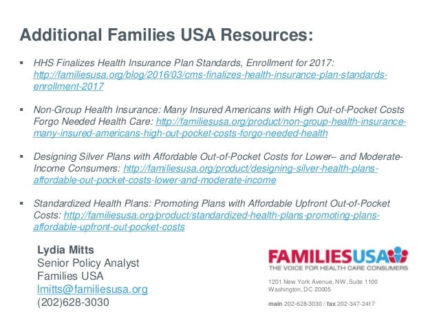 Cigna: 2017 Proposed Market Regulations