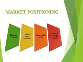 MARKET POSITIONING
13
 
