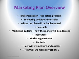 Market planning implementation and control | PDF
