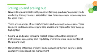 Markets for Agriculture Transformation Under Drylands