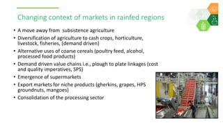 Markets for Agriculture Transformation Under Drylands