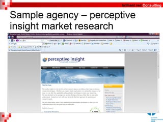 Sample agency – perceptive insight market research 