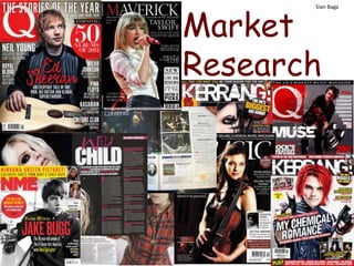 Market
Research
Sian Baga
 