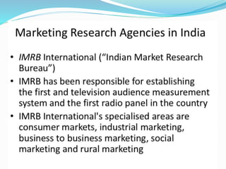 Market research