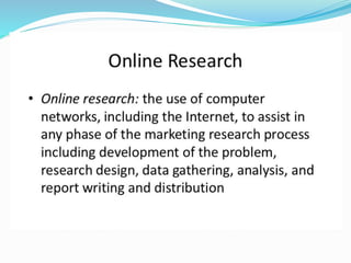 Market research