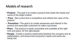 Market research methodology and its rules | PPTX