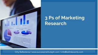 Orly Ballesteros | www.successinstituteph.com | info@exlinkevents.com
 