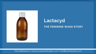 Orly Ballesteros | www.successinstituteph.com | info@exlinkevents.com
 