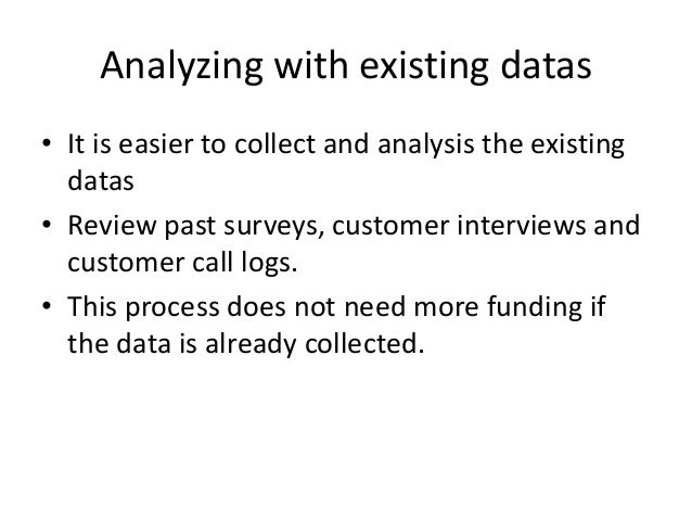 market research and identifying customer needs customer needs analysis