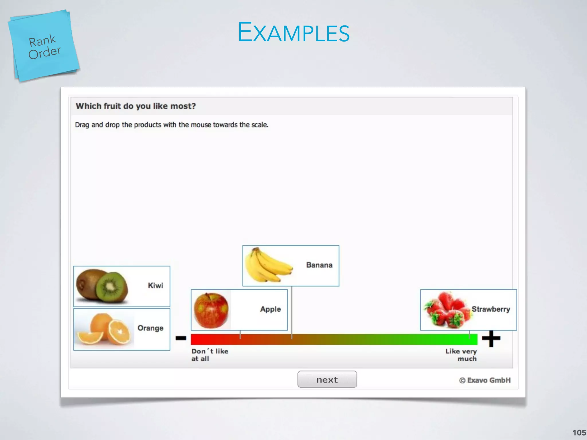 EXAMPLES
105
Paired
Comp.Rank
Order
 