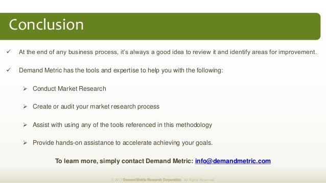 conclusion of online marketing research