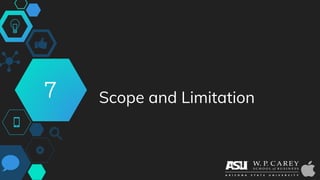 Scope and Limitation7
 