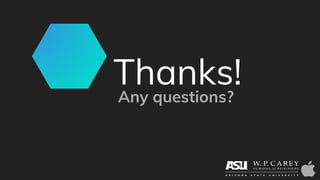 Thanks!
Any questions?
 