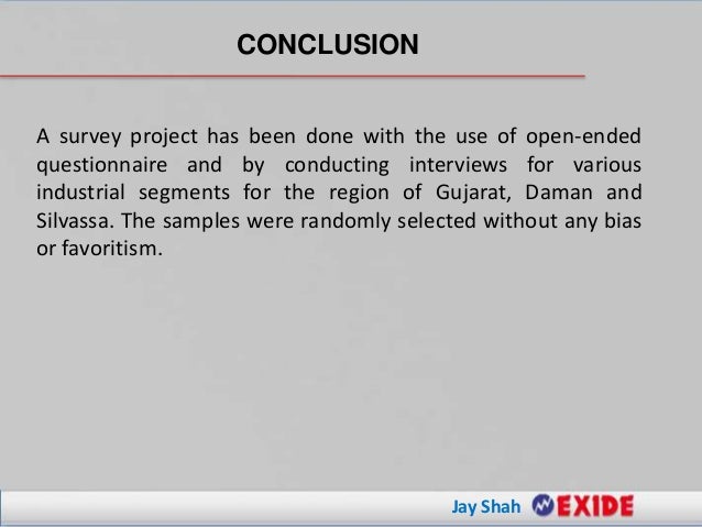 research report on exide industries
