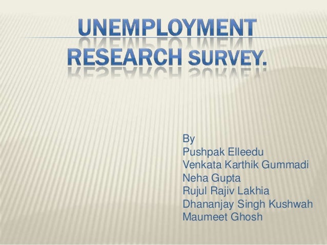unemployment research title example
