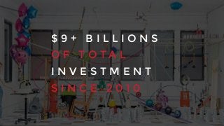 $ 9 + B I L L I O N S
O F T O T A L
I N V E S T M E N T
S I N C E 2 0 1 0
 