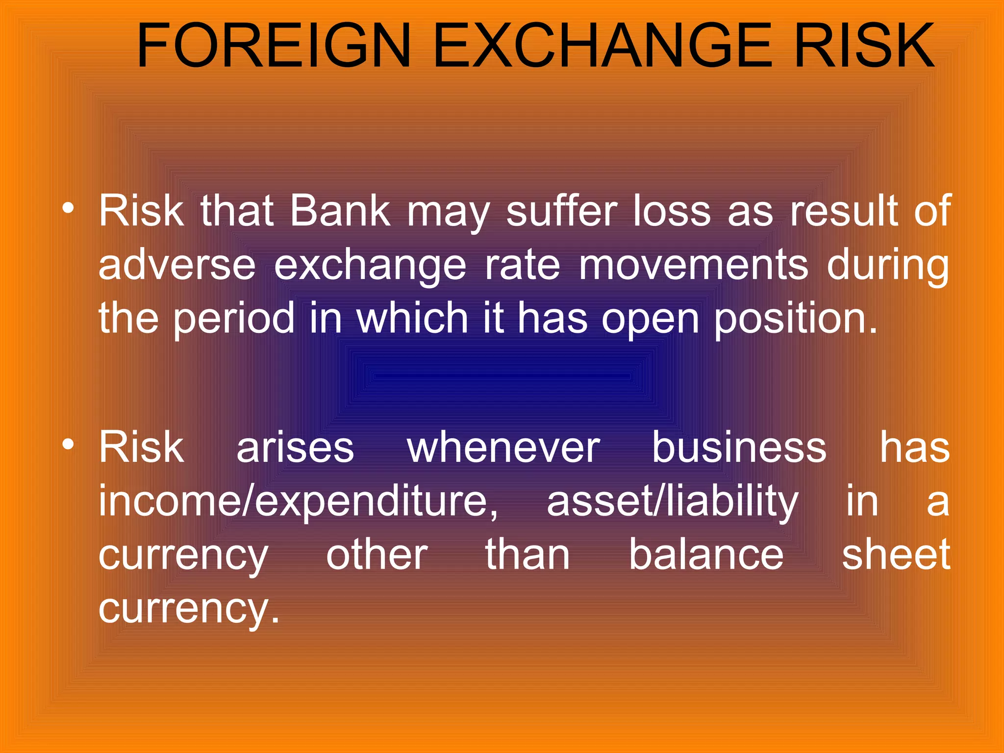 Market risk | PPT