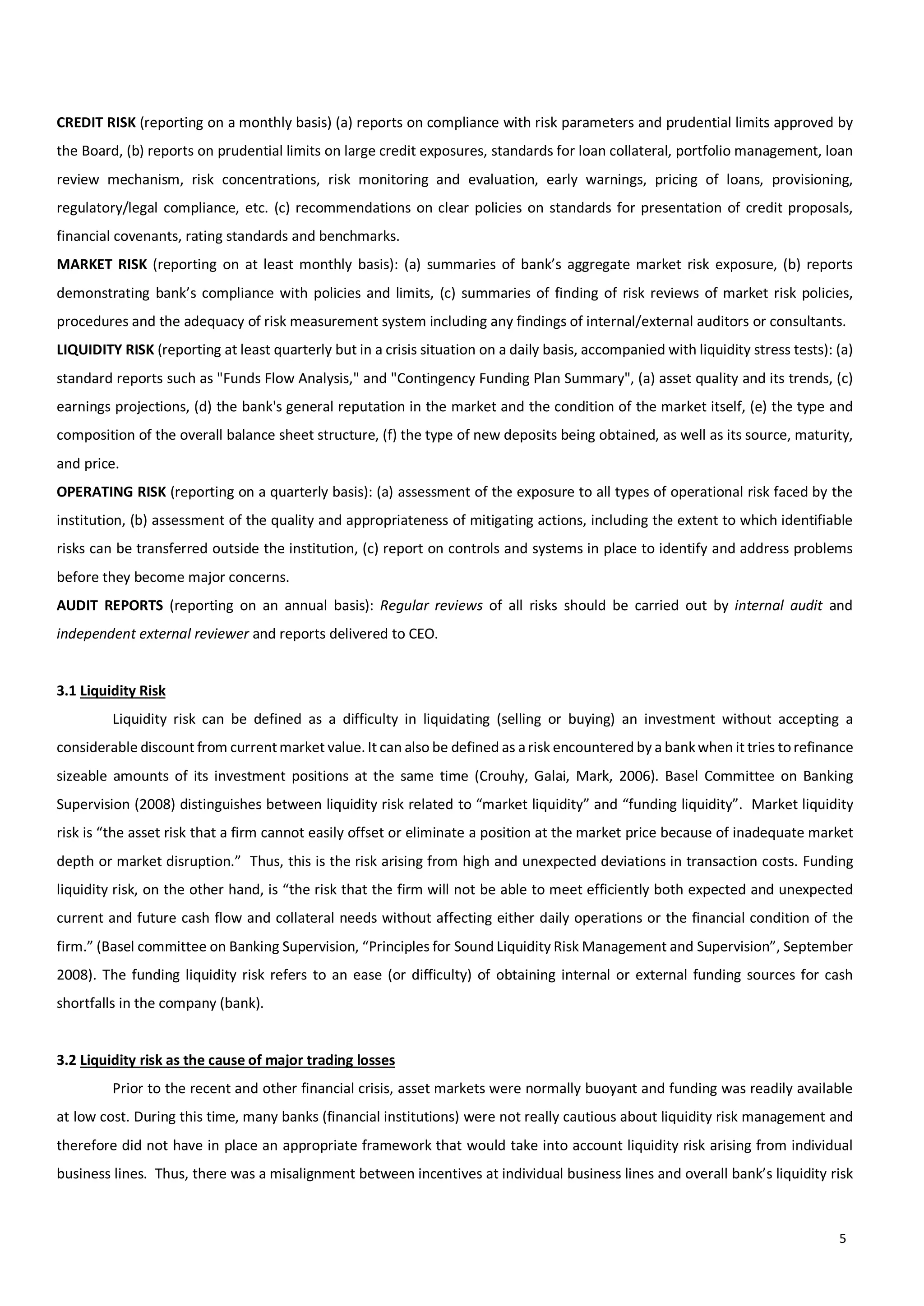 Market Risk Management | PDF